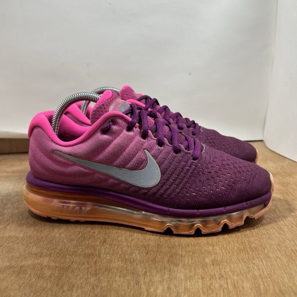 Nike Air Max 2017 Shoes Womens Size 9 Purple Pink Orange Running 849560-502